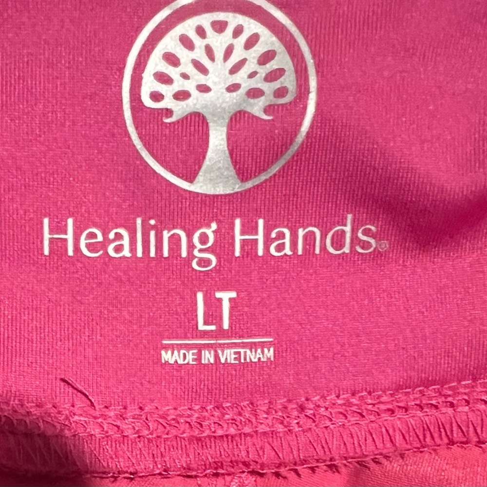 Healing Hands Vibrant Pink Scrub Set - Picture 7 of 7